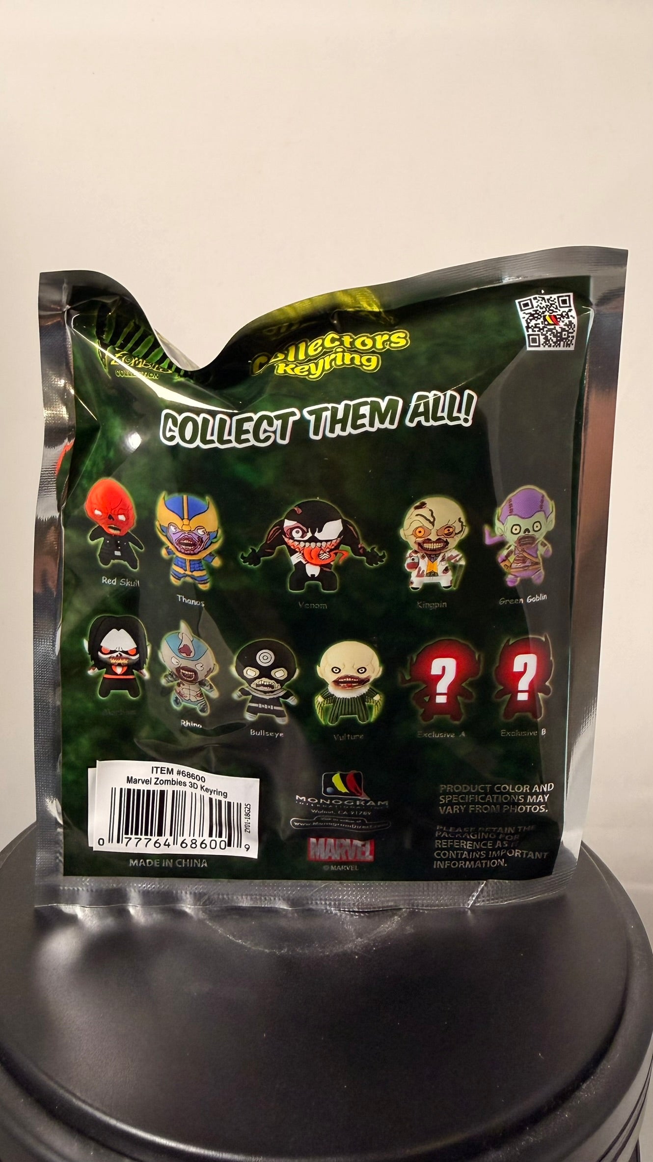 Marvel Zombie Villain Collectors Keyring