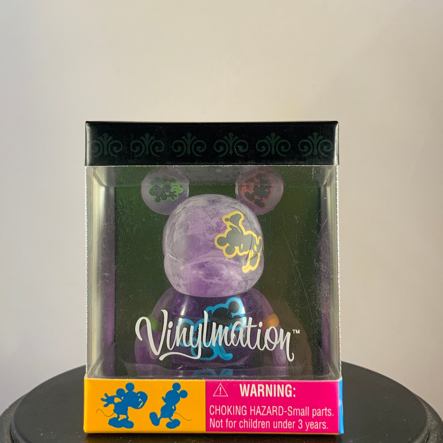 Disney Vinylmation Oh Mickey Purple Translucent window box front
