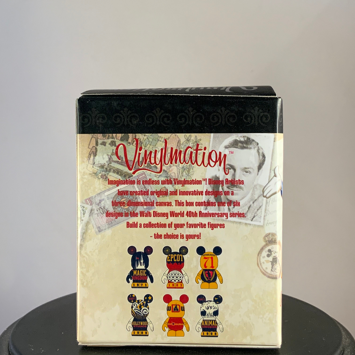 Walt Disney World 40th Anniversary Magic Kingdom Vinylmation package details