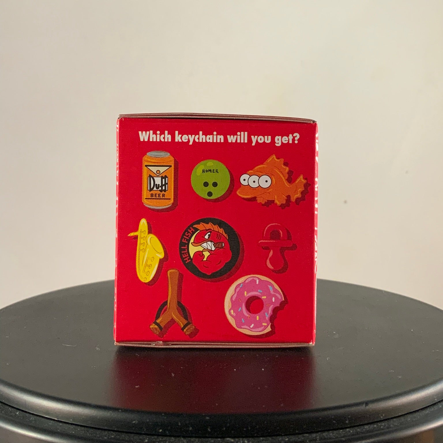 Keychains available in the Kidrobot Simpsons 25 Years Anniversary blind box
