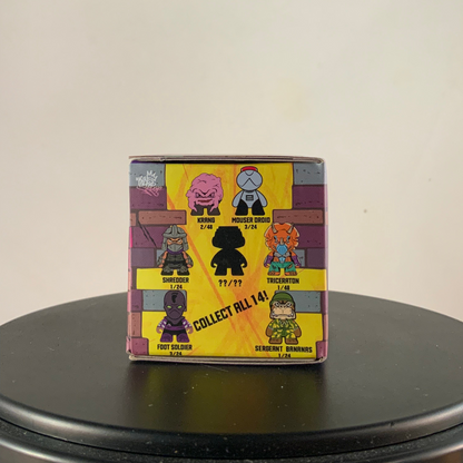 Characters available in the Kidrobot Teenage Mutant Ninja Turtles vinyl keychain blind box